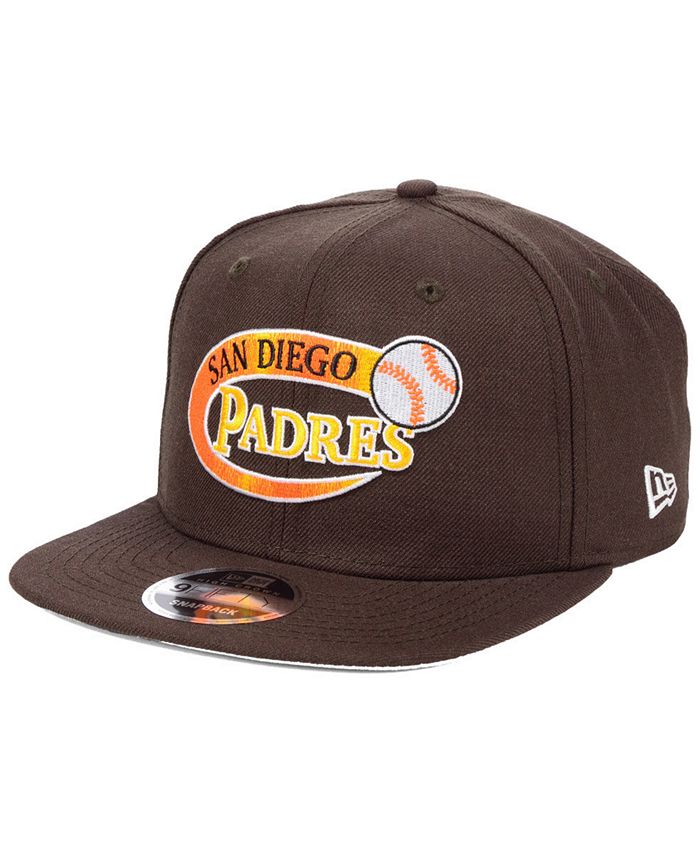 New Era San Diego Padres Swoop 9FIFTY Snapback Cap - Macy's