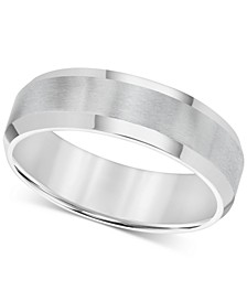 Men's Stainless Steel Ring, Smooth Comfort Fit Wedding Band 