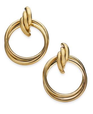 Thalia Sodi - Gold-Tone Door Knocker Earrings