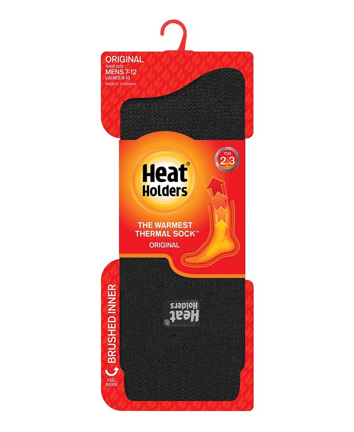 Heat Holders Men's Original Solid Thermal Socks - Macy's