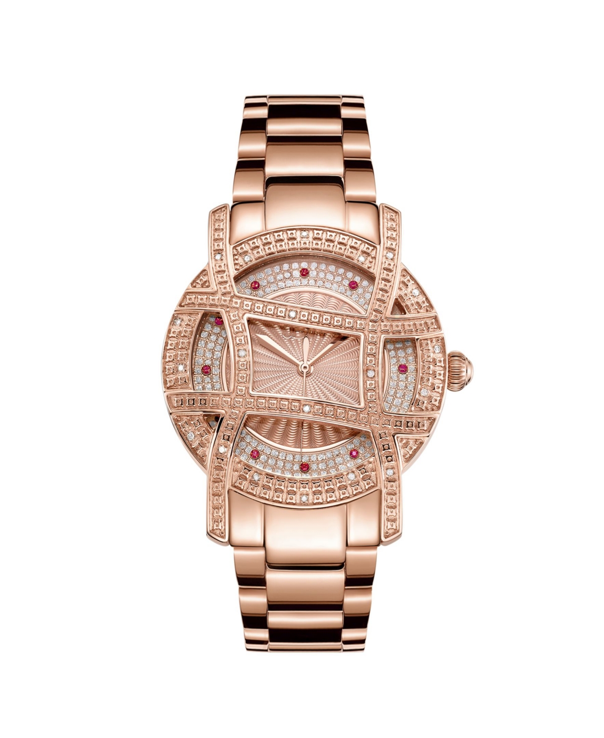 10 Yr Anniversary Women's Olympia Diamond (1/5 ct.t.w.) 18K Rose Gold Plated Watch - Gold