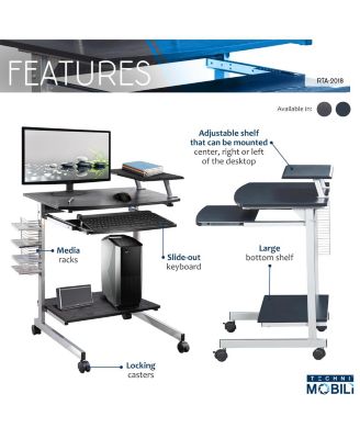 Techni Mobili Compact Computer Cart