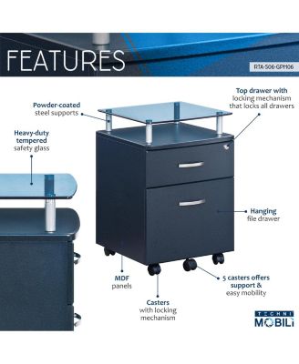 Techni Mobili Rolling File Cabinet