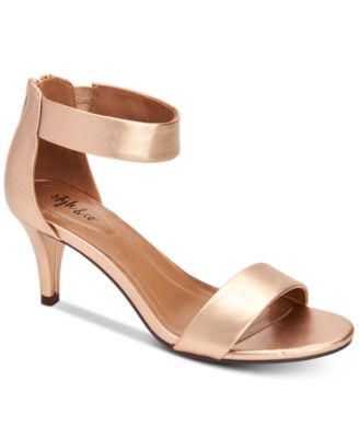 rose gold heels macys