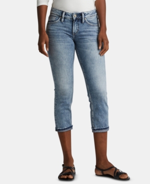 image of Silver Jeans Co. Suki Cuffed Capri Jeans