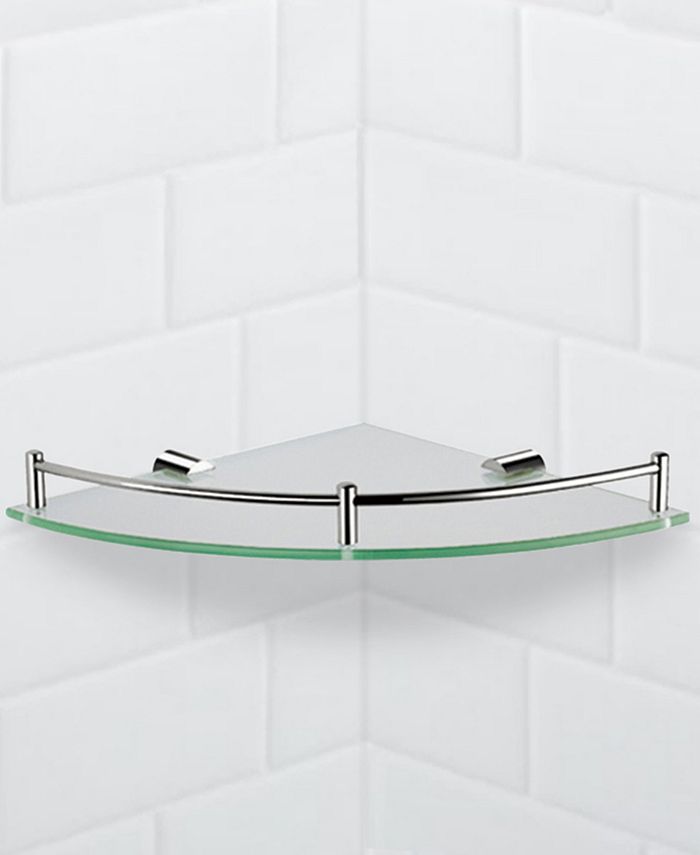Nameeks General Hotel Corner Glass Shelf With Chrome Mounting Macy's