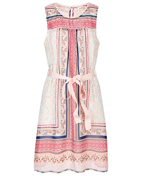 Monteau Big Girls Printed Shift Dress Reviews Kids Macy S