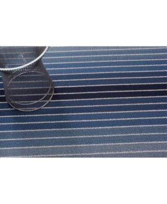 Block Stripe Shag Utility - 24" x 36"
