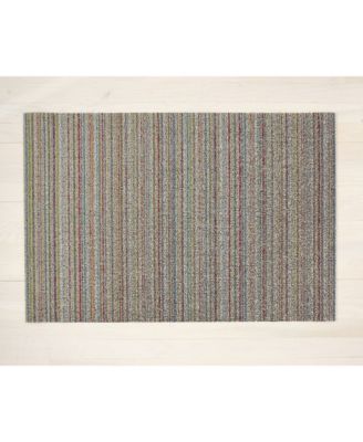 Chilewich ~ Skinny Stripe Shag ~ Doormat - Blue - 18x28, Price