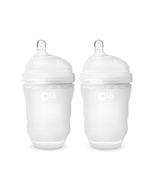 Silicone Gentle Bottle 2 Pack, 4 or 8 oz