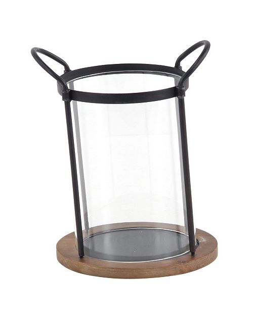 Rosemary Lane Contemporary Candle Holder with Handles ...