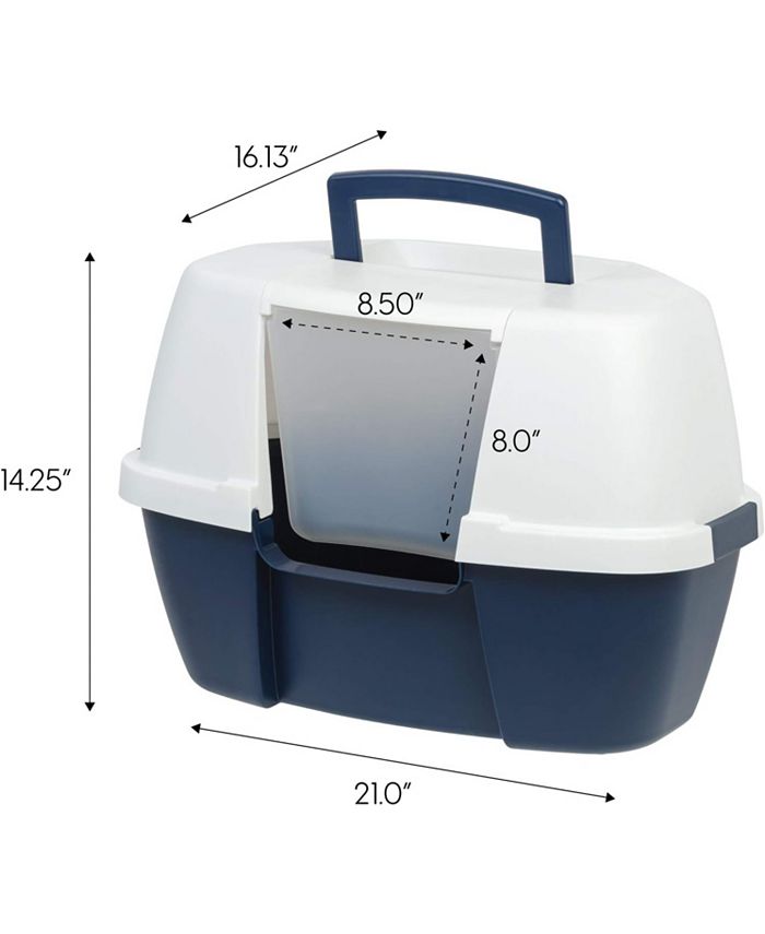 Gingko Large Hooded Corner Litter Box with Scoop Macy's
