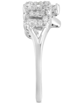 Diamond "Mom" Ring (1/4 ct. t.w.) in Sterling Silver