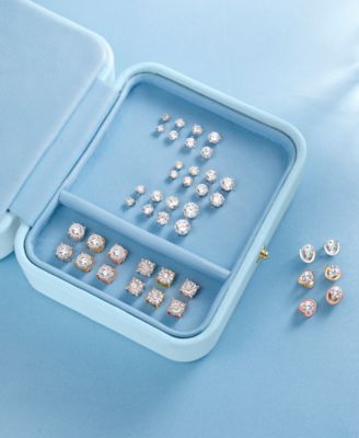 Certified Colorless Diamond Stud Earrings in 18k White Gold (1 ct. t.w.)