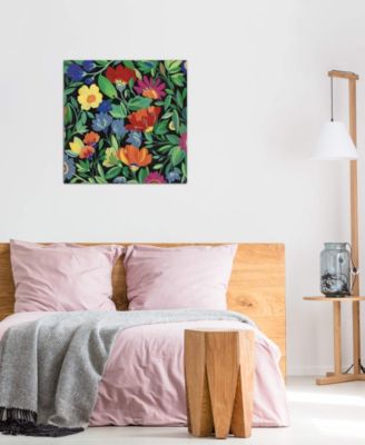 iCanvas "Jamaican Garden" By Kim Parker Gallery-Wrapped Canvas Print - 12" x 12" x 0.75"