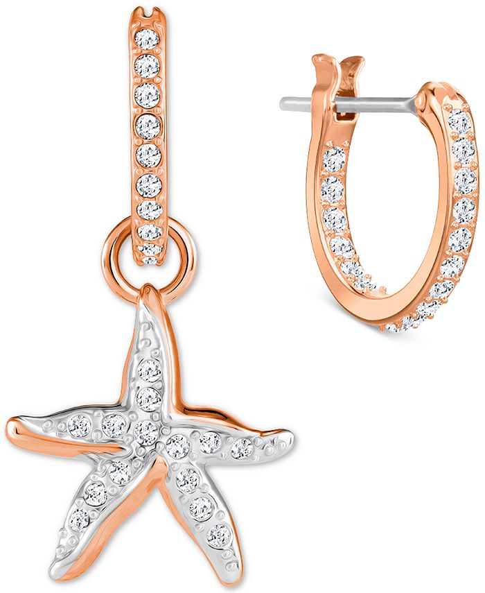 Swarovski ocean earrings clearance