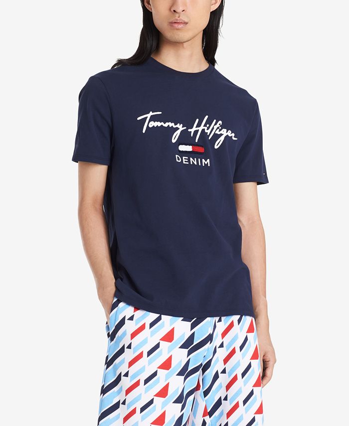 Tommy Hilfiger Men's Gorman Tufted Logo Graphic T-Shirt -