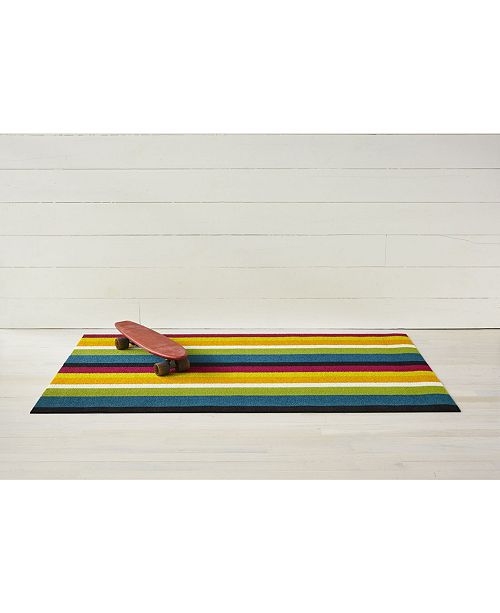 Chilewich Bold Stripe Utility Floor Mat 24 X 36 Reviews Table Linens Dining Macy S