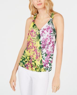 macys sleeveless tops