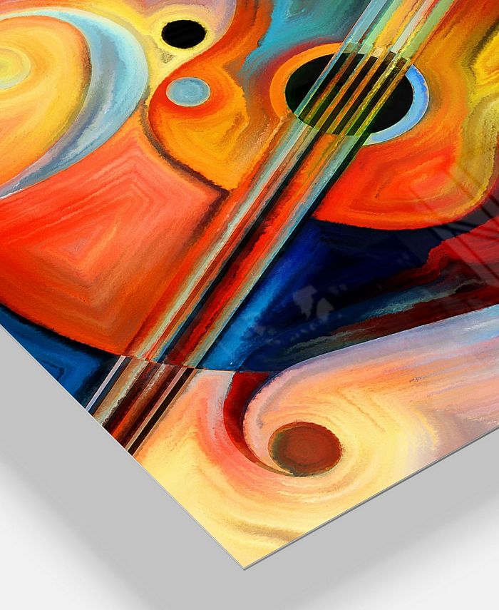 Design Art Designart 'Music And Rhythm' Abstract Metal Wall Art - 20