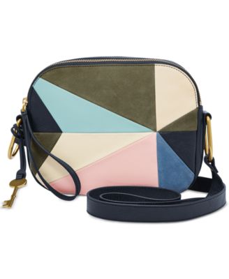 fossil patchwork purse