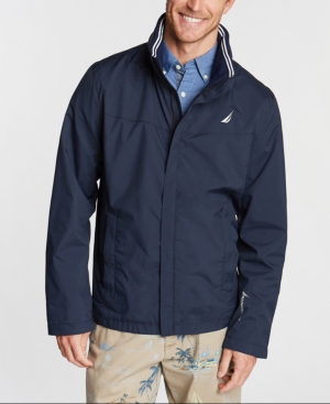 Nautica Men's Light Weight Hooded Bomber