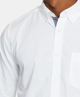 Men's Classic-Fit Stretch Solid Oxford Button-Down Shirt