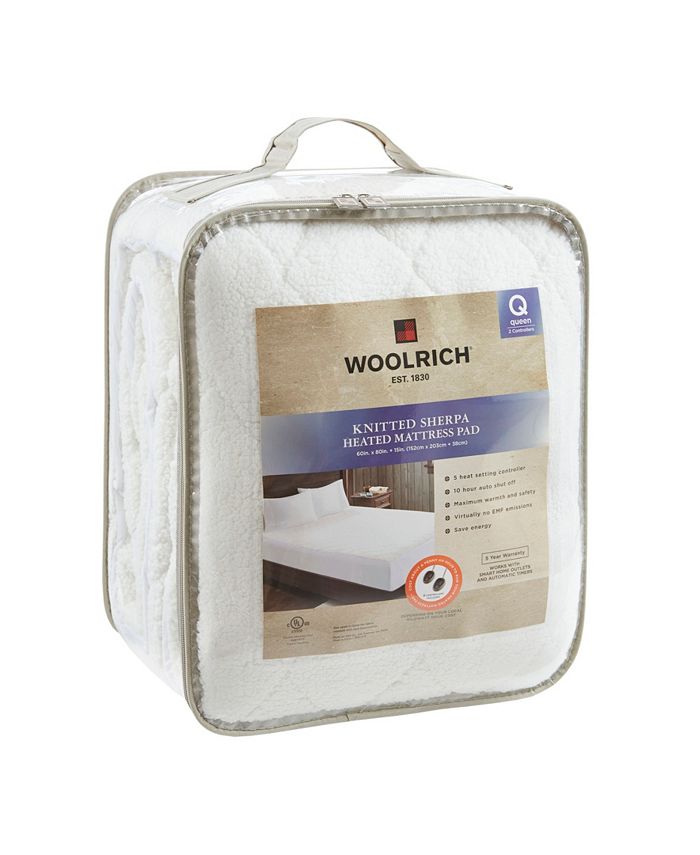 Woolrich Electric Sherpa Mattress Pad, Twin Macy's