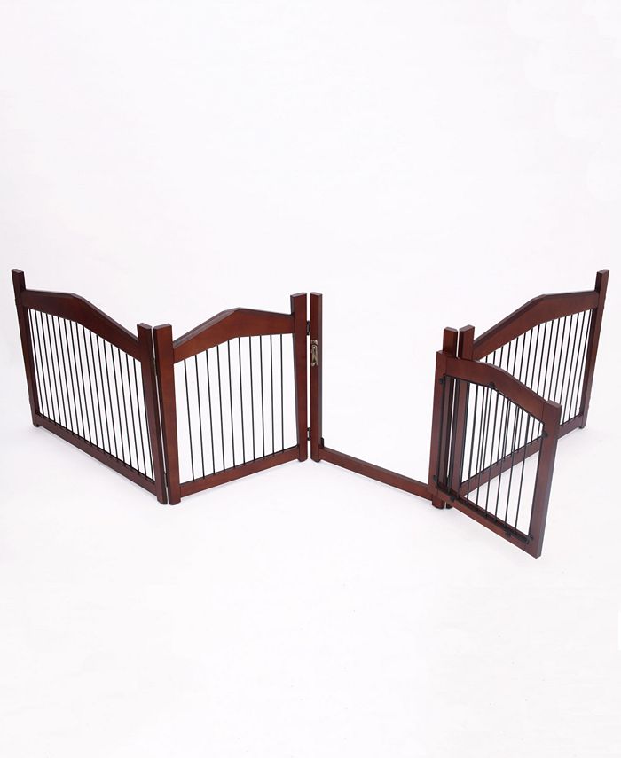 zoovilla 2in1 Crate And Gate, Walnut, Medium Macy's