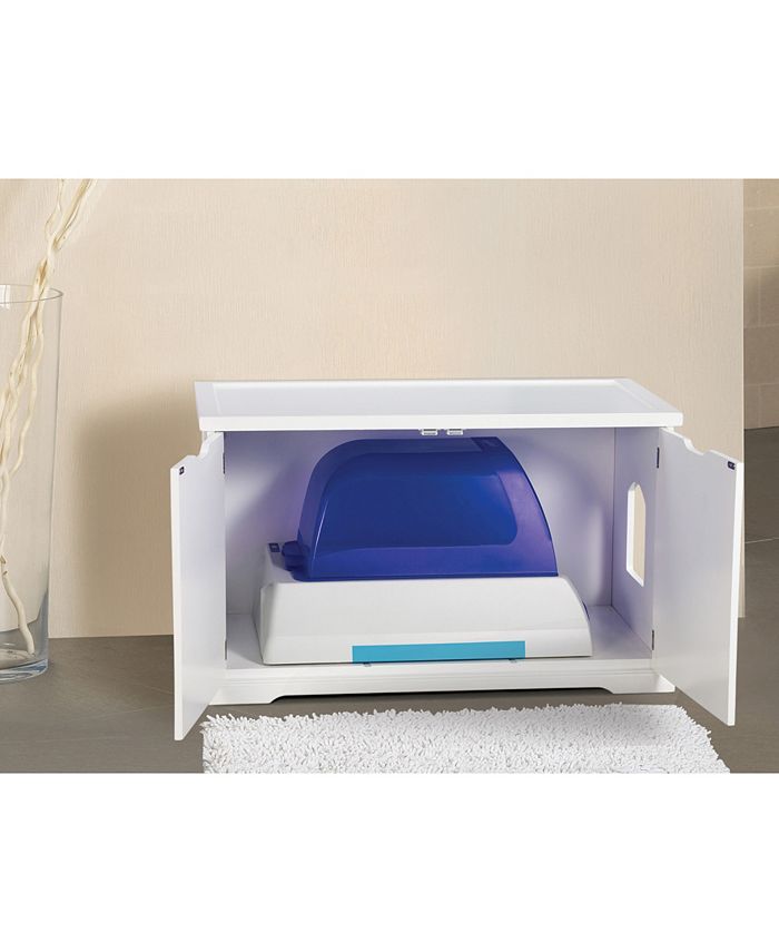 zoovilla Cat Washroom Bench, White Macy's