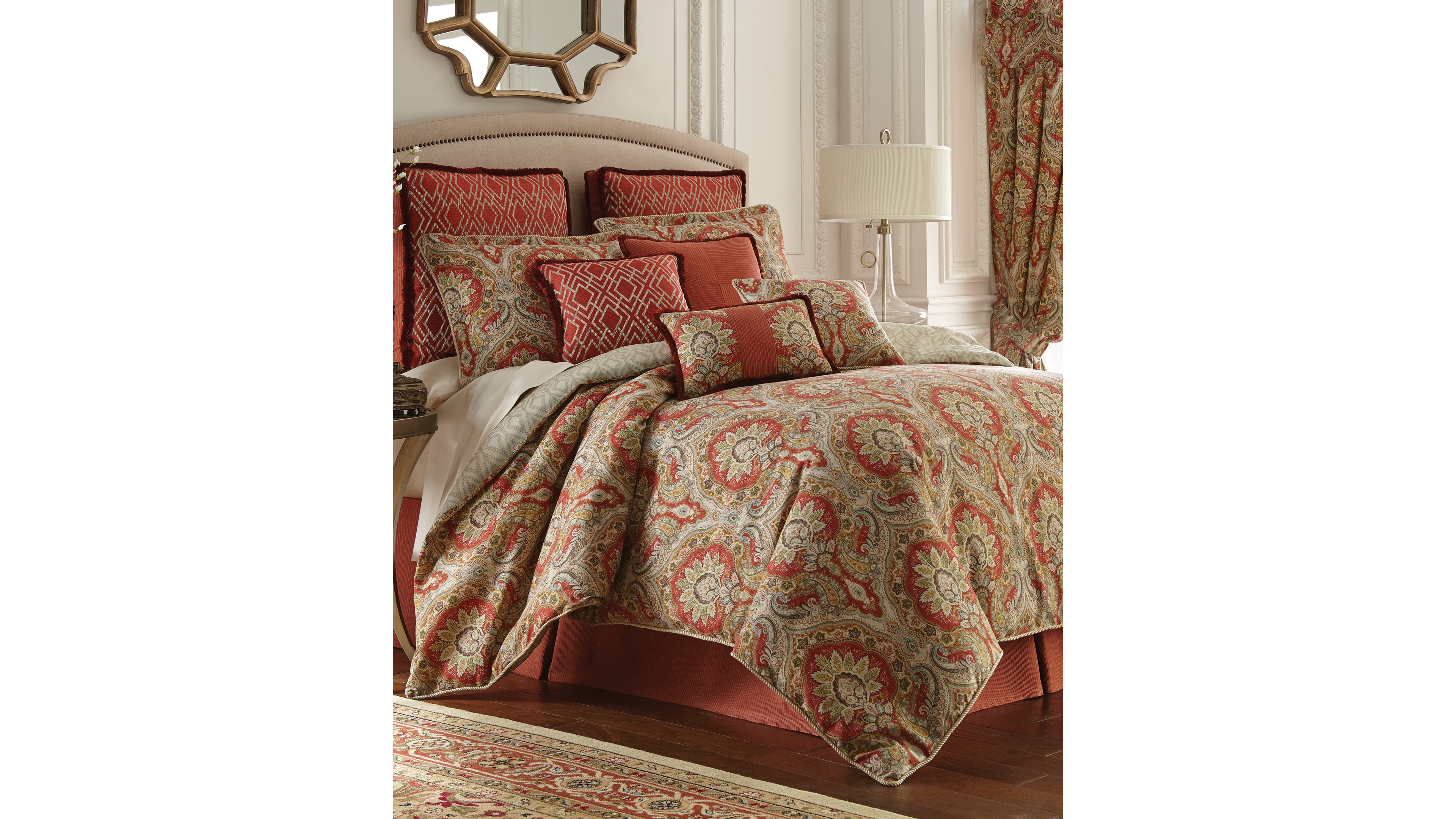 Rose Tree Harrogate 4pc Queen Comforter Set