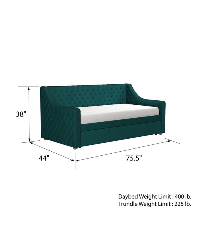 CosmoLiving by Cosmopolitan Nolita Upholstered Daybed and Trundle Macy's