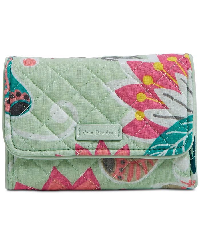 Vera Bradley Iconic RFID Riley Compact Wallet Macy s