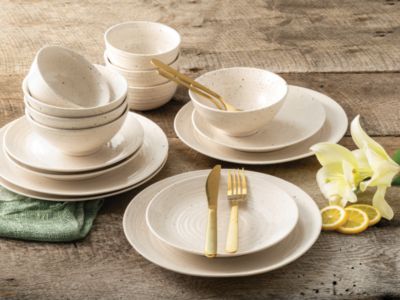 Sango - Siterra White 16 Piece Dinnerware Set
