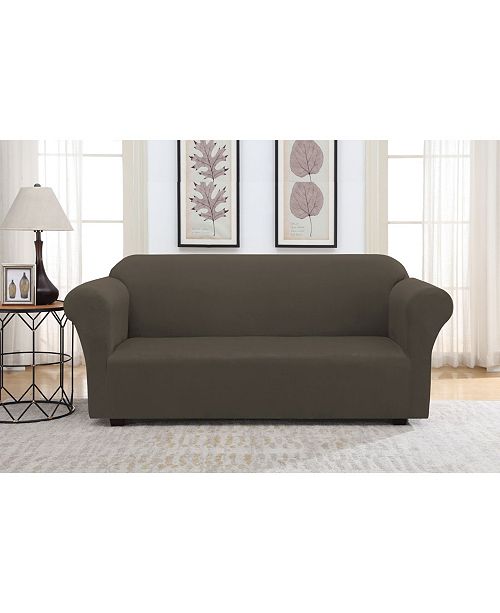 Harper Lane Solid Slipcover Suede Sofa Reviews Slipcovers