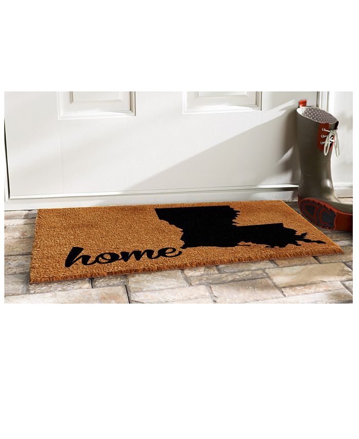 Home & More - Louisiana 24" x 36" Coir/Vinyl Doormat