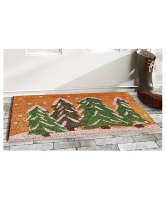 Winter Wonderland Coir/Vinyl Doormat, 24" x 36"