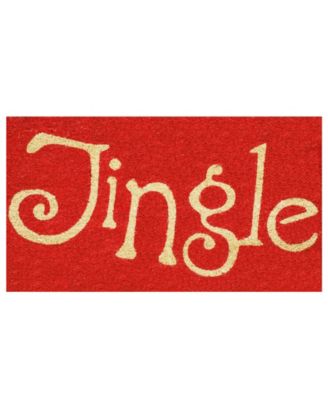 Home & More - Jingle 17" x 29" Coir/Vinyl Doormat