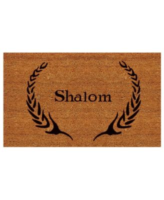 Home & More - Shalom 24" x 36" Coir/Vinyl Doormat