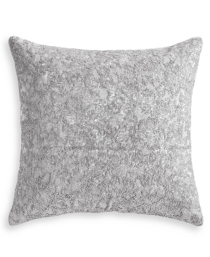 Hotel Collection CLOSEOUT! Metallic Stone Decorative Pillow, 20" x 20", Created for Macy's Macy's