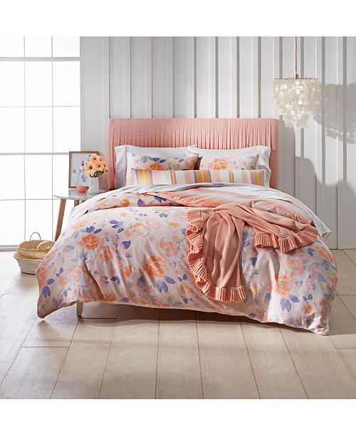 Martha Stewart Collection Closeout Exposed Floral 2 Pc Twin Twin