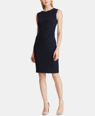 ralph lauren lace trim dress