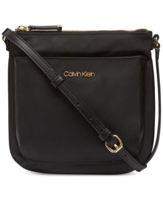 calvin klein abby nylon tote