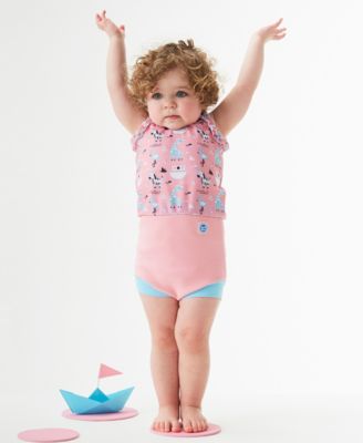 Splash Baby Girl's Happy Nappy Swim Diaper Swimsuit Nina's Ark 