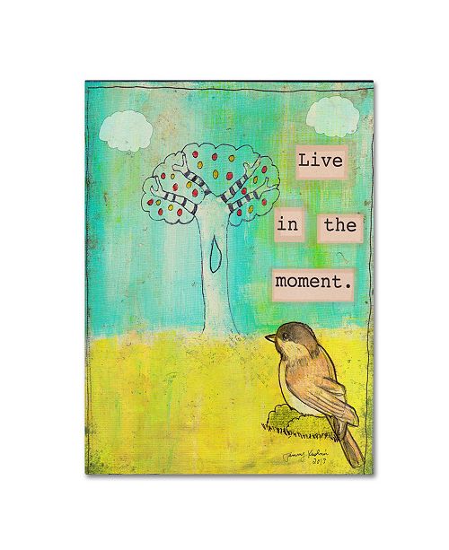 Trademark Global Tammy Kushnir Live In The Moment Canvas Art