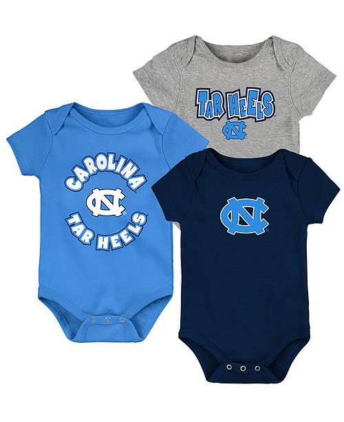 Outerstuff Baby North Carolina Tar Heels Everyday Fan 3 Piece Creeper Set Reviews Sports Fan Shop By Lids Men Macy S