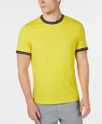 Alfani - Men's Contrast Tipped T-Shirt
