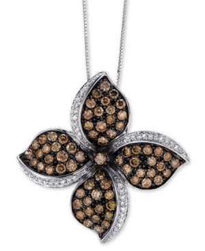 image of Le Vian Chocolatier Diamond Flower 18