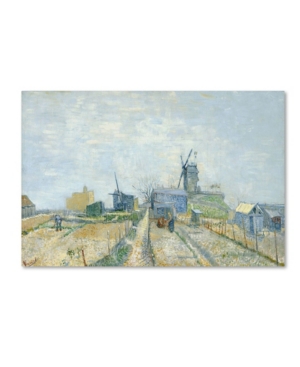 Trademark Global Van Gogh 'montmartre Mills And Vegetable Gardens' Canvas Art In Multi