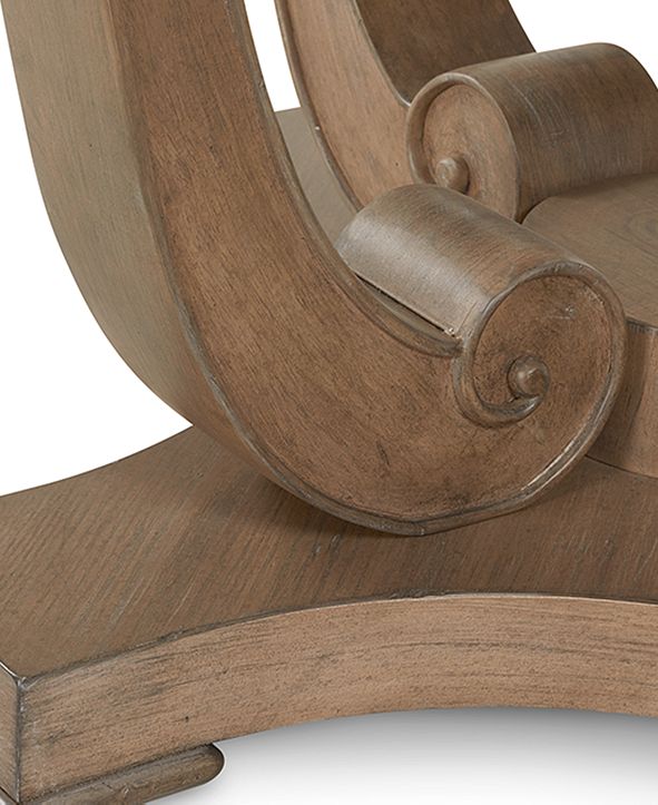 Furniture Trisha Yearwood Jasper County Stately Brown Round Dining Table & Reviews - Furniture ...